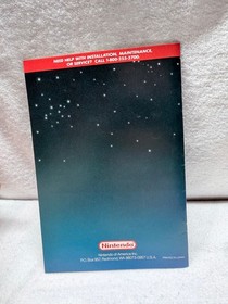 Nintendo NES Control Deck Instruction Manual Only Console Video Game Ephemera