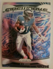 2024 Panini Prizm - Fireworks #13 A.J. Brown