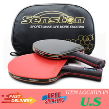 Professional Table Tennis Paddles Advance Intermediate Ping Pong Paddles Set of