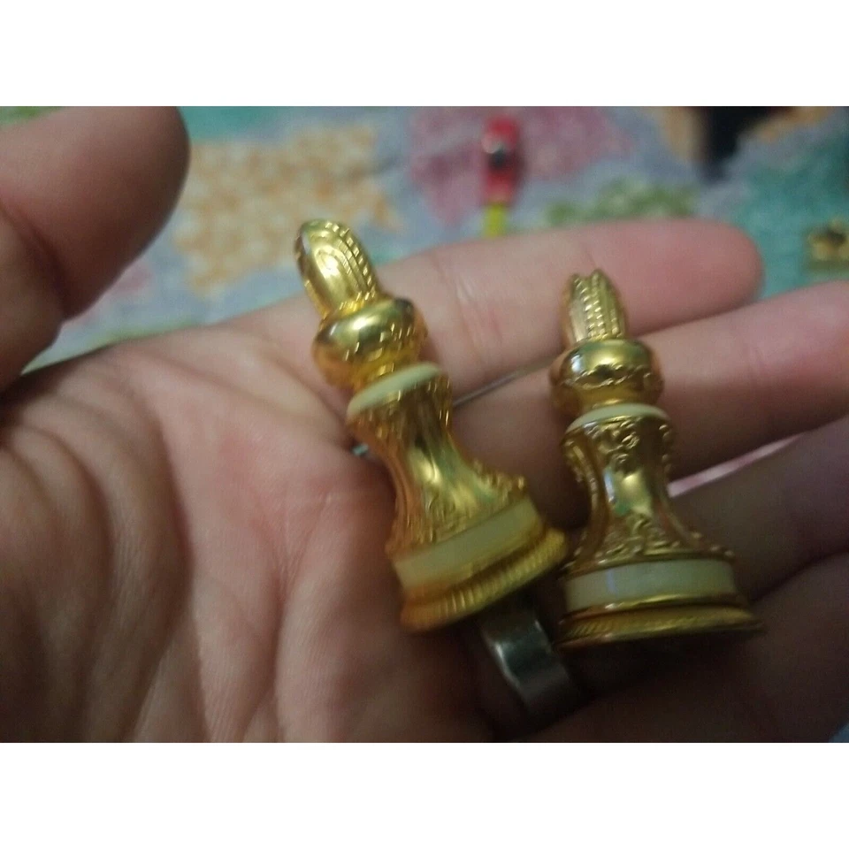 Franklin Mint, Coca-Cola Chess, 1996, pieza de repuesto dos alfiles blancos Foto 2 de 4