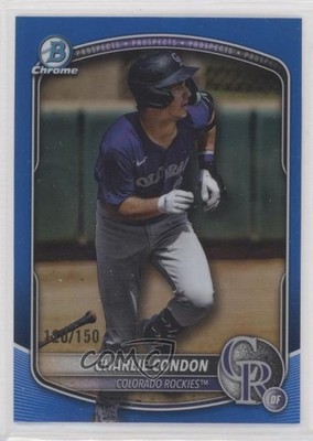 2025 Bowman Chrome Prospects Blue Refractor 120/150 Charlie Condon #BCP-248 1l7v