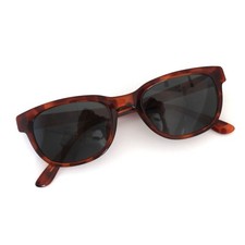 Unisex Vintage Sunglasses Square Tortoise Frame Black Lens