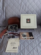 1958 Bolex Paillard Cin-camera B8mm Kerns/13mm Lens Box,manual,leather Case READ