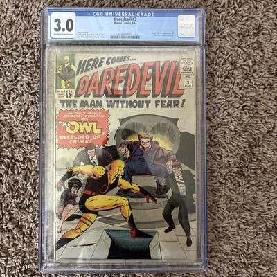 1964 Marvel Comics Daredevil #3 CGC 3.0 Origin & 1st Appearance of the Owl