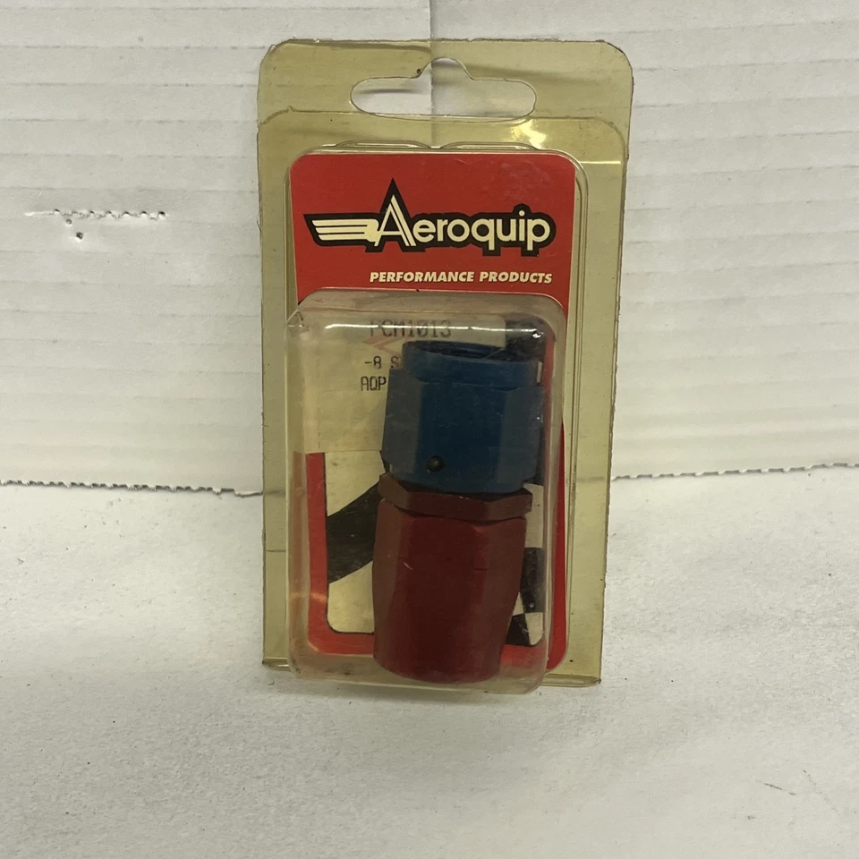 FCM 1013 Aeroquip Reusable Aluminum -08 AN Straight Swivel Hose End - Image 2 of 2