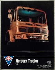AEC MERCURY TRACTOR UK (TGM4R) Commercial Sales Brochure Aug 1966 #990.8.66