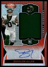 2024 #FMS-BAN Braelon Allen Freshman Fabric Mirror Signatures Orange #/249
