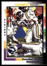 Herschel Walker 1992 Wild Card #63 Vikings FREE SHIPPING StackedPacks