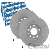 2X Jurid Bremsscheiben Hinten 278Mm Voll Passend FÜR Cadillac BLS Fiat Croma