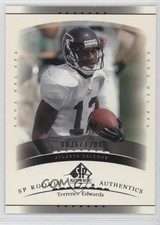 2003 SP Authentic Rookie Authentics Terrence Edwards (Should Be Card #177) oy2. rookie card picture