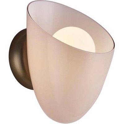 Kalco Lighting 524321WB Cocoon Wall Sconce Wall Light in Winter Brass