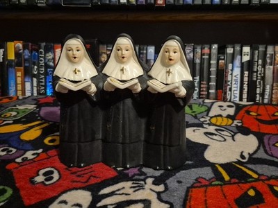 Vintage Chadwick Miller Three Singing Nuns Porcelain Wind Up Music Box Japan