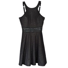 Vintage Y2K City Triangles Dress 7 Mini Whimsigoth Glam Sheer Goth Fairy Grunge