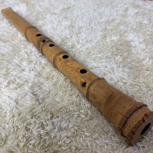 Shakuhachi body, Takeharu name, 6 holes, Japanese musical instrument
