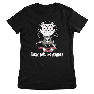 Licensed Todd Goldman Art - Look Ma - No Hands ToddArt Women T-Shirt