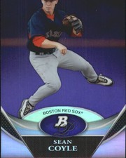 2011 Bowman Platinum Prospects Purple Refractors #BPP75 Sean Coyle RC Card