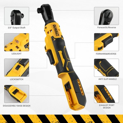 Dewalt DCF512/DCF513 Brushless Ratsche rechtwinkliger Schraubenschlüssel LED Akku 20V
