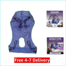 Versatile Patient Lift Sling with Commode Opening - Compatible with Major Brands