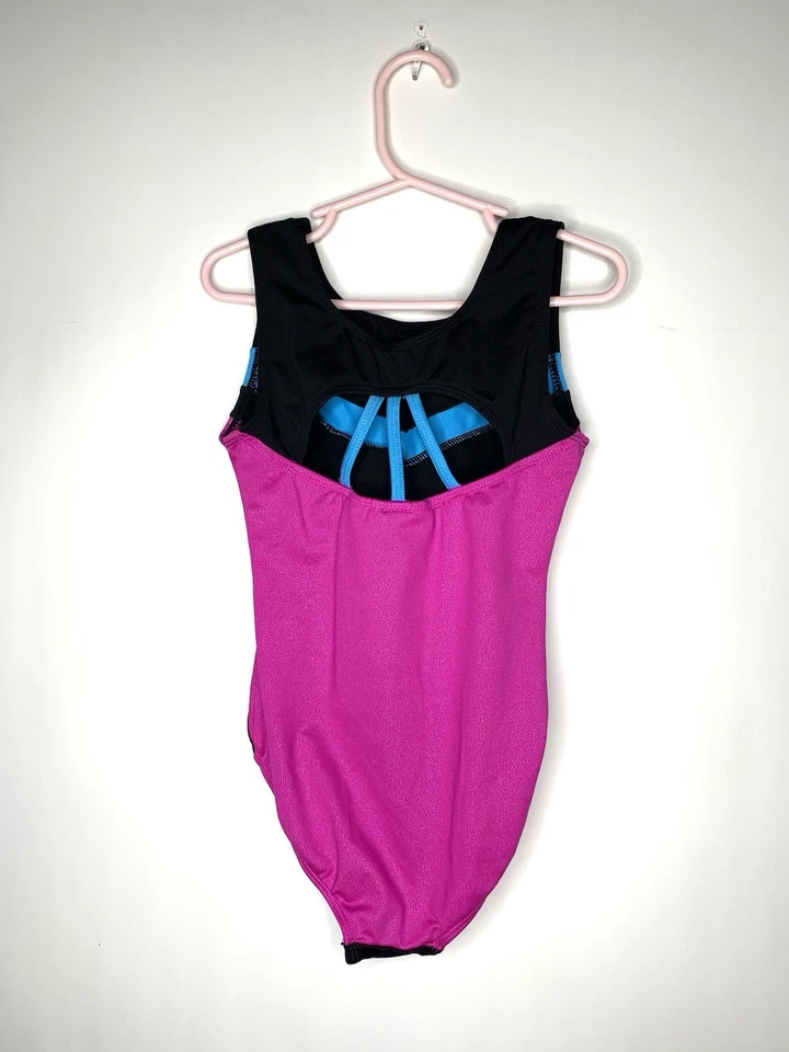 Leotardo estilo libre Danskin activo atlético gimnasia baile | niña talla 6/6x S Foto 2 de 3