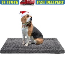 Ultimate Plush Dog Bed Medium Dogs Washable Supportive Anxiety Relief Mat New