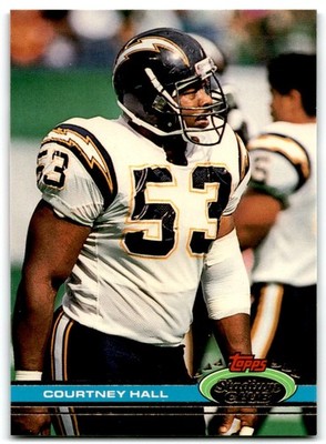 1991 Stadium Club Courtney Hall San Diego Chargers #260