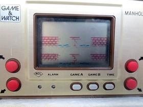Nintendo Game & Watch Manhole MH-06 Handheld LCD Game Excellent