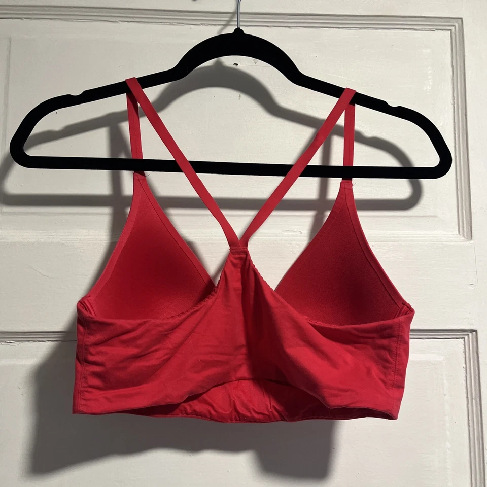Victoria’s Secret 34C Lightly Lined Red Plunge Bra Wireless - Image 2 of 4