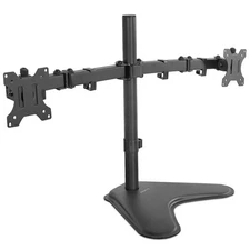 Mount It! Dual Monitor Stand with Freestanding Desktop Base MI-2781B