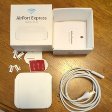 Apple MC414LL/A AirPort Express Base Station Wireless Router - White