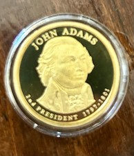 2008-S Proof $1 Coin John Quincy Adams Presidential Dollar