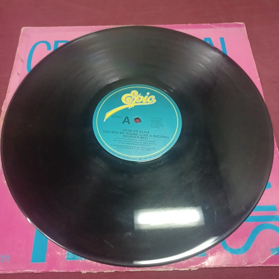 Dead Or Alive – You Spin Me Round (Like A Record) 12" Single, VINYL NM - Image 2 of 4