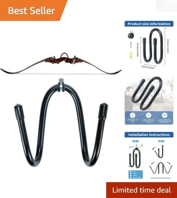 Elegant Bow Hanger Display Rack for Archery Lovers   Easy & Adjustable Setup
