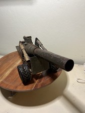 Antique BIG BANG Patented Toy Cannon Cast Metal 16.5 Industrial READ