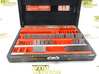 HOKE CHECKMATE PRECISION GAGE BLOCK SET PARTIAL .1003" TO 4" PRATT & WHITNEY