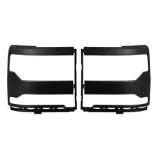 Fit For Chevy Silverado 1500 2016-2018 Pair Black Headlight Trim Bezel Cover A1