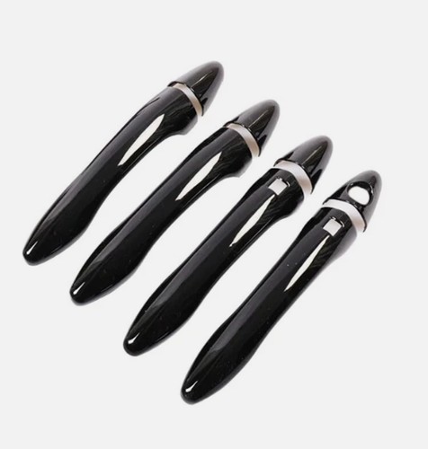 8PC schwarz Türgriffabdeckung + 2 Schlüsselloch für Kia Optima K5 - Bild 8 von 13