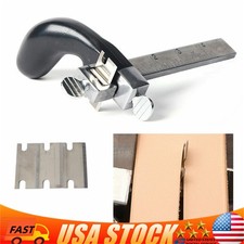 Professional Leather Draw Gauge Tool Strap Cutter Hand Craft Belt Cutting Blade