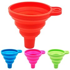 Engine Funnel Car U niversal Silicone Liquid Funnel Washer Fluid Change Foldable