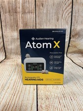 AUDIEN HEARING ATOM X RECHARGEABLE OTC HEARING AIDS BRAND NEW BLUETOOTH