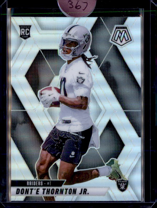 2025 Panini Mosaic #369 Dont'e Thornton Jr. Silver