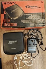 Sony D-131 Discman with Sony PSU and Original Box