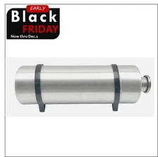 1.85 Gallon 6x18 Universal Aluminum Gas Tank Fuel Tank Vertical 1/4 NPT Outlet