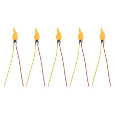 LED Candle Lights Flickering Flame Effect Plastic Material DIY Accessory