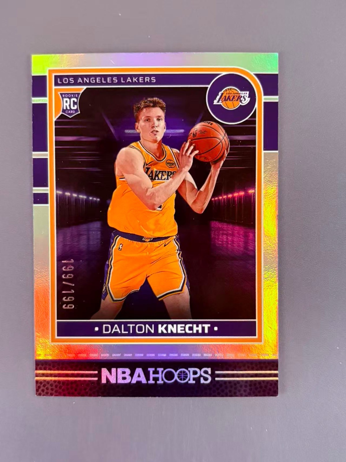 Dalton Knecht 2024-25 Panini NBA Hoops Holo Silver 199/199 RC #247