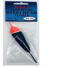 RAVEN- FD Fishing Float Fast Deep Balsa 6 Pack Free Tubing (6 each 11gr)