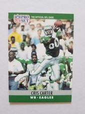 1990 Pro Set #246 Cris Carter Philadelphia Eagles