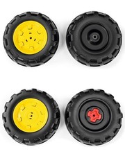 Satz Original Peg Perego Räder vorne hinten John Deere Ground Force / Loader neu