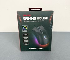 Gigastone Gaming Mouse PMW3389 Sensor Up to 16,000 DPI Adjus, Wired Gaming Mouse