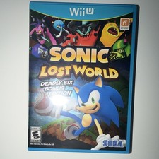 SEGA Sonic Lost World Deadly Six Bonus Edition Nintendo Wii U E10+ NTSC-U/C