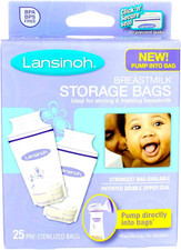 Breast Milk Storage Bags, 50 Count
